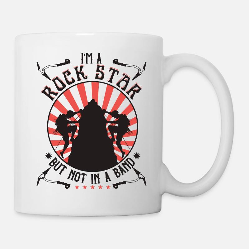 Ich bin ein , aber nicht in einer Band - Tasse - Weiß