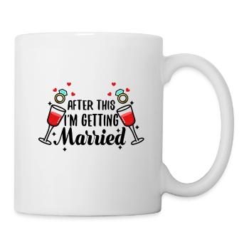 Après cela, je me marie - Mug blanc - blanc - Droite