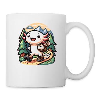Sport Axolotls Berg Wandern Spiel Axolotl - Tasse - Weiß - Rechts