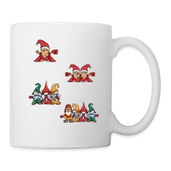 Glühwein Wichtel - Tasse - Weiß - Rechts