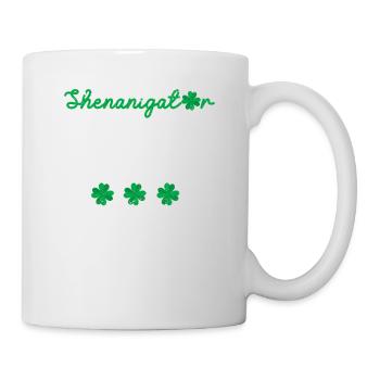 Shenanigator Funny Irish Shamrock - Mug - white - Right