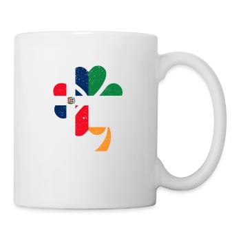 Irish Dominican Flag Ireland Shamrock - Mug - white - Right