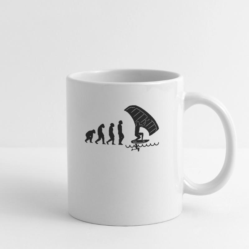 Wingfoil Surfer Wingfoiling Hydrofoil Evolution Mug