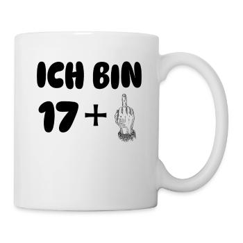 Ich bin18 - Tasse - Weiß - Rechts