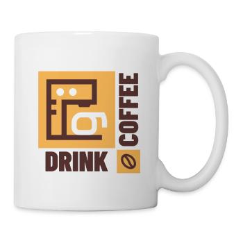 Feeling tired? No problem. Drink Coffee - Mug - white - Right