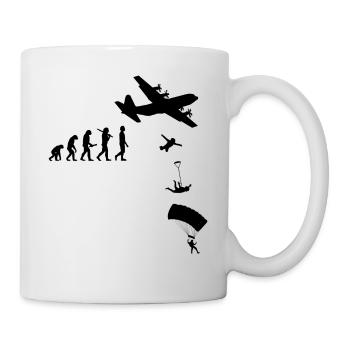 Parachute, Skydive, Freefly, Skydiving Head Down - Mug - white - Right