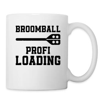 Broomball Pro Loading - Playing Broomball Player - Mug - white - Right