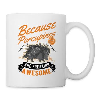 Porcupine Gift Porcupine - Mug - white - Right