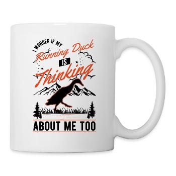 Indian Runner Duck Gift Bottle Duck - Mug - white - Right