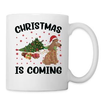 Christmas Is Coming Dog Version - Mug - white - Right