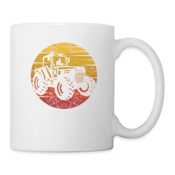 Agriculture rétro Agriculteur biologique Agriculteur Économiste agricole - Mug blanc - blanc - Droite