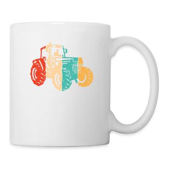 Retro Farmer Agriculture Agriculteur biologique Économiste agricole - Mug blanc - blanc - Droite