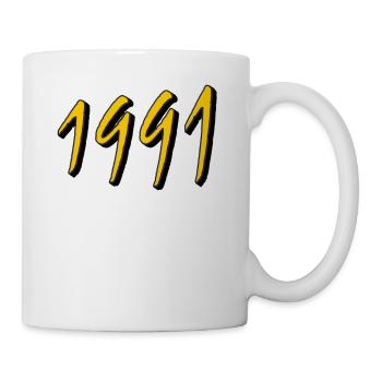 BIRTHDAY YEAR 1991 - Mug - white - Right