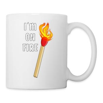 MATCH I'M ON FIRE - Mug - white - Right