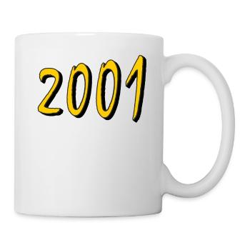 BIRTHDAY YEAR 2001 - Mug - white - Right