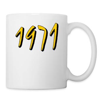 DATE DE NAISSANCE ANNÉE 1971 - Mug blanc - blanc - Droite