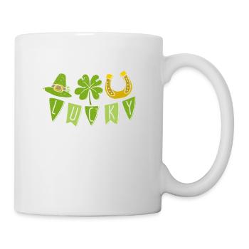 C’est ma chemise porte-bonheur Saint-Patrick irlandais - Mug blanc - blanc - Droite