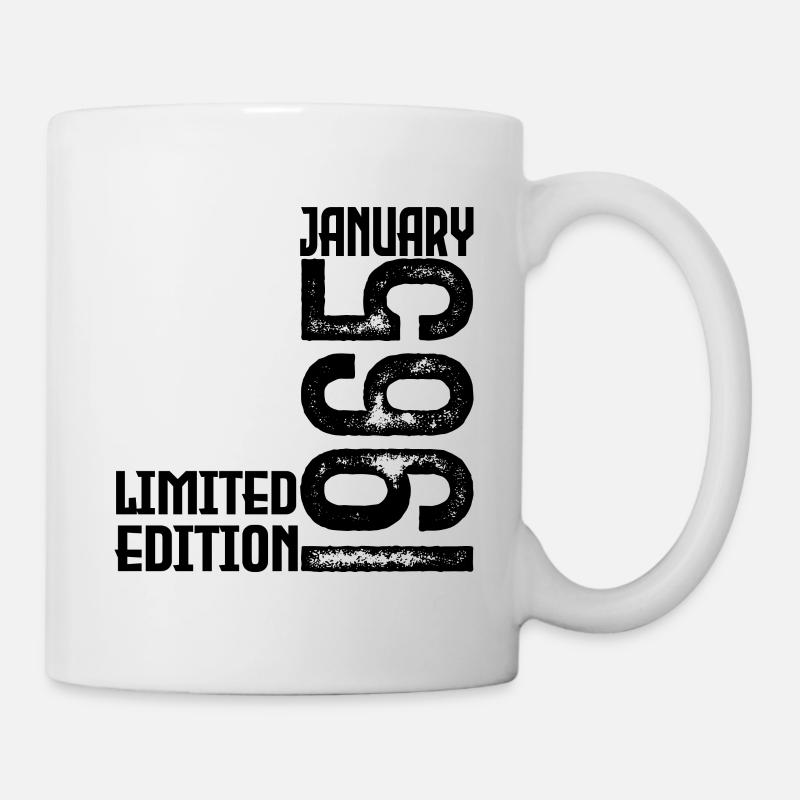 Cadeau Anniversaire Janvier 1965. January 1965. - Mug blanc - blanc