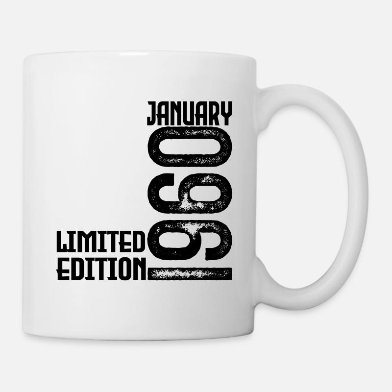 Jubiläumsgeschenk Januar 1960. Januar 1960. - Tasse - Weiß