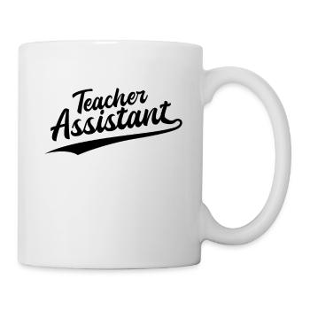 Retro Swoosh Job - Teacher Assistant - Mug - white - Right