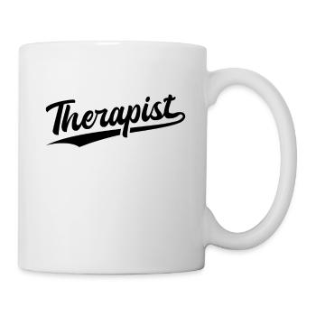 Retro Swoosh Job - Therapist - Mug - white - Right