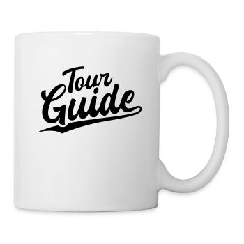 Retro Swoosh Job - Tour Guide - Tasse - Weiß - Rechts