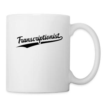 Retro Swoosh Job - Transcriptionist - Mug - white - Right
