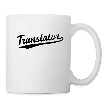 Retro Swoosh Job - Translator - Mug - white - Right