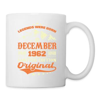 Décembre 1962 Cadeau Anniversaire - December 1962 - Mug blanc - blanc - Droite