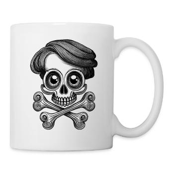 Femme Rock : Chemise hard rock unique et mignonne ! - Mug blanc - blanc - Droite