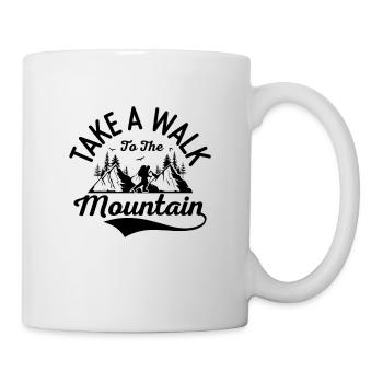Take a Walk to Mountains Outdoor Traveling Hiking - Mug - white - Right