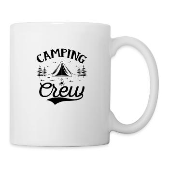 Camping Crew - Outdoor Traveling Hiking Nature - Tasse - Weiß - Rechts