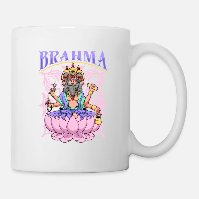 Dieu hindou - Brahma - Mug blanc - blanc