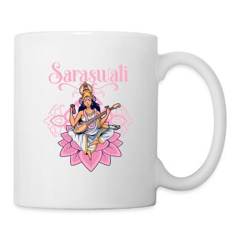 Hindu God - Saraswati - Mug - white - Right
