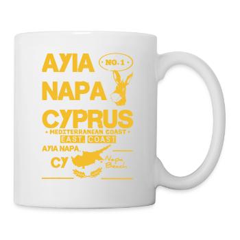 Zypern - cyprus - Ayia Napa - Tasse - Weiß - Rechts
