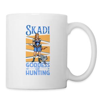 Viking Goddess of the Hunt Skadi - Mug - white - Right