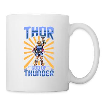 Wikinger Donnergott Thor - Tasse - Weiß - Rechts