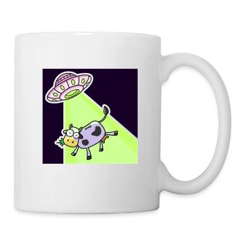 Alien, OVNI, UAP, Espace, Objet volant de l’espace - Mug blanc - blanc - Droite