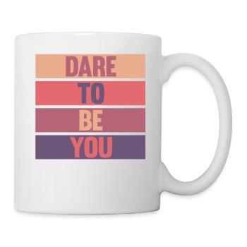 Soyez vous-même ! Confiance en soi, pensée positive, motivation - Mug blanc - blanc - Droite