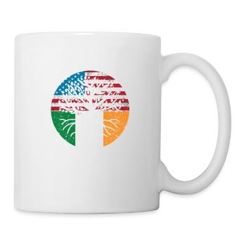 American Grown with Irish Roots Ireland - Mug - white - Right