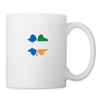 Scottish and a little bit of Irish roots - Mug - white - Right