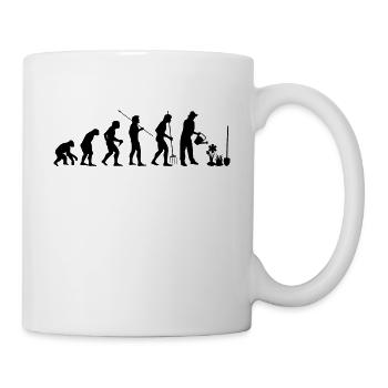 Garten Landwirt Landschaftgärtner Pflanzen - Tasse - Weiß - Rechts