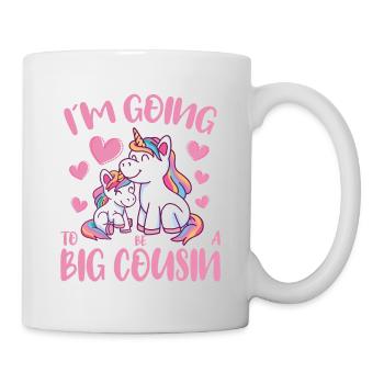 Going To Be A Big Cousin Unicorn Promoted To Big - Mug - white - Right