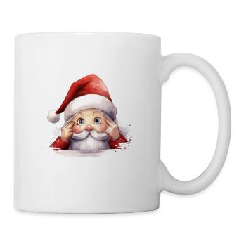 Santa Claus Weihnachten - Tasse - Weiß - Rechts