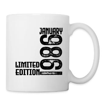 Cadeau Anniversaire Janvier 1986. January 1986. - Mug blanc - blanc - Droite