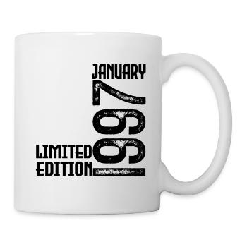 Cadeau Anniversaire Janvier 1997. January 1997. - Mug blanc - blanc - Droite