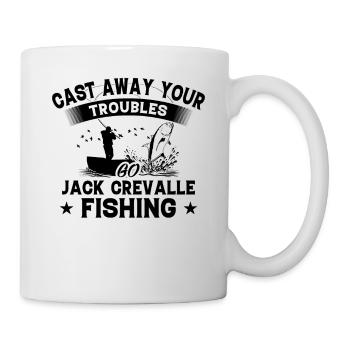 Wegwerfen - Fisch Jack Crevalle - Tasse - Weiß - Rechts