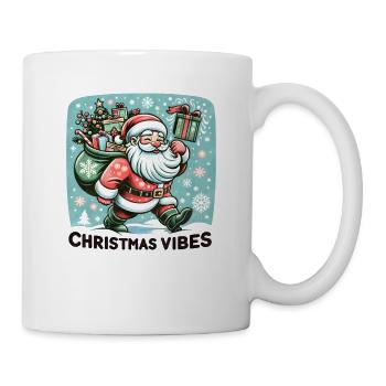 Christmas Vibes - Funny Holidays Funny Christmas - Tasse - Weiß - Rechts
