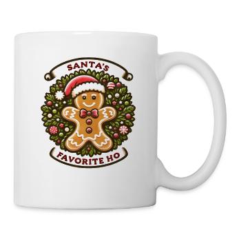 Santa's Favorite Ho Funny Holidays Funny Christmas - Tasse - Weiß - Rechts