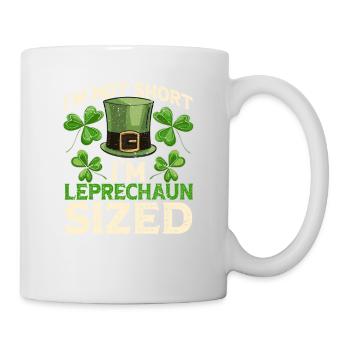 Ich bin nicht klein, ich bin ein Kobold, lustig - Tasse - Weiß - Rechts